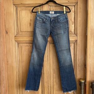 Frankie B. Dark Blue Boot Cut Jeans